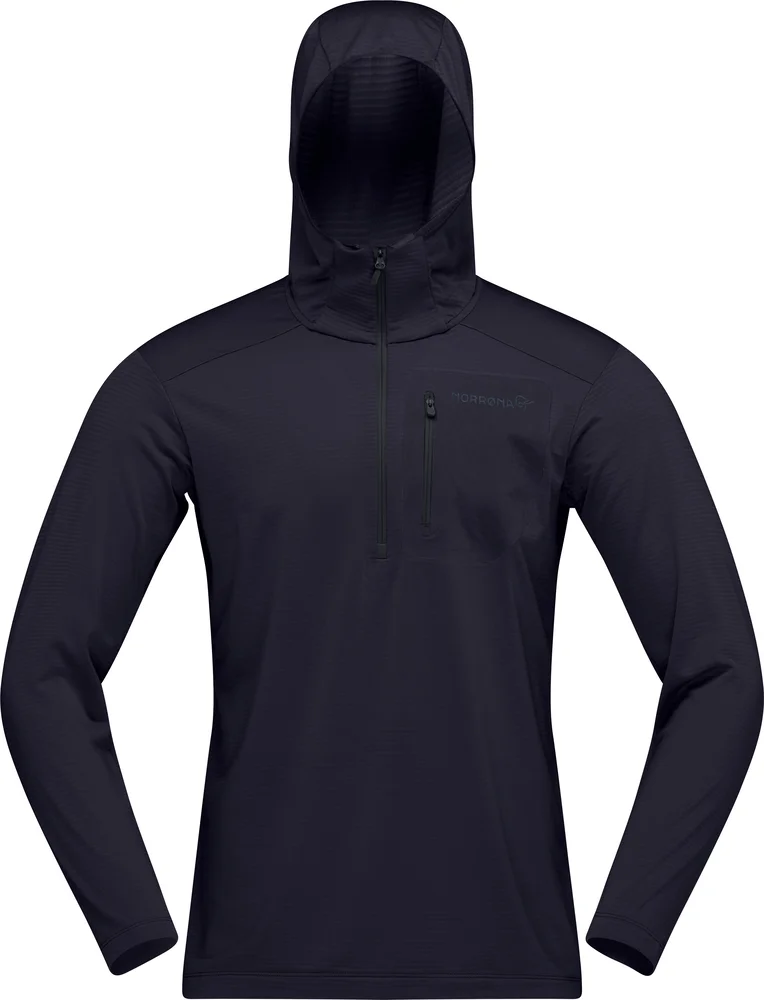 Norrøna Men's Falketind Warm1 Hood Caviar Black v:8881613