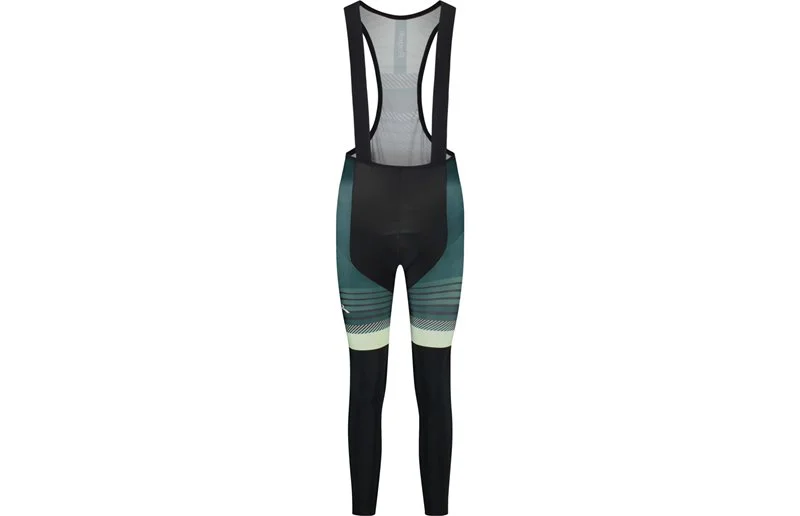 Sykkelbukser Rogelli Stryde Bib Tight Black/Pine/Lime v:5221554