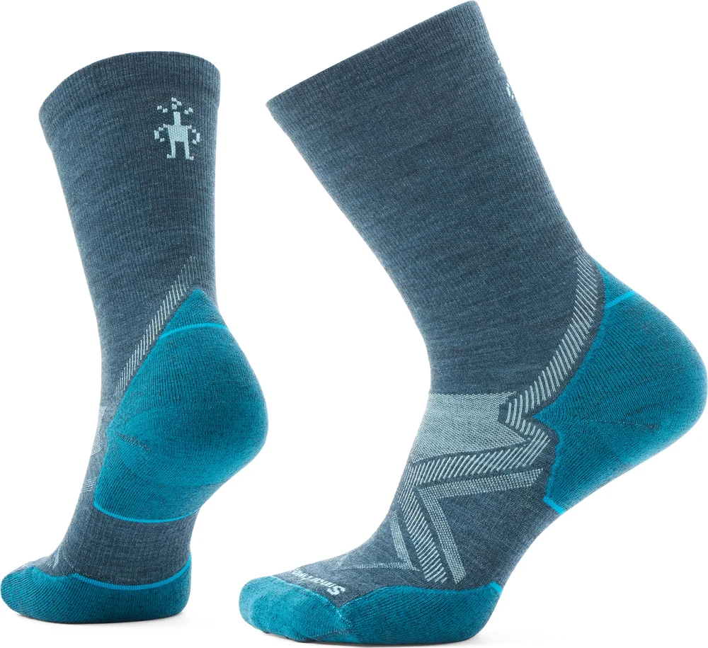 Smartwool Women's Run Cold Weather Targeted Cushion Crew Socks Twilight Blue v:2173941