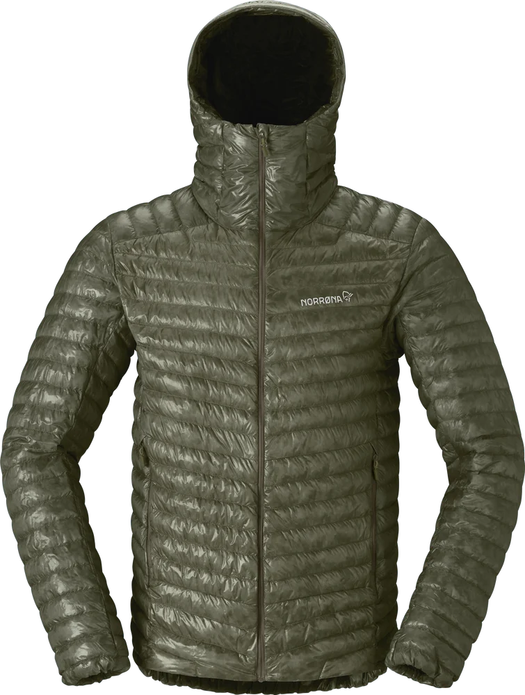 Norrøna Men's Trollveggen Superlight Down Hood Deep Lichen Green v:2339827