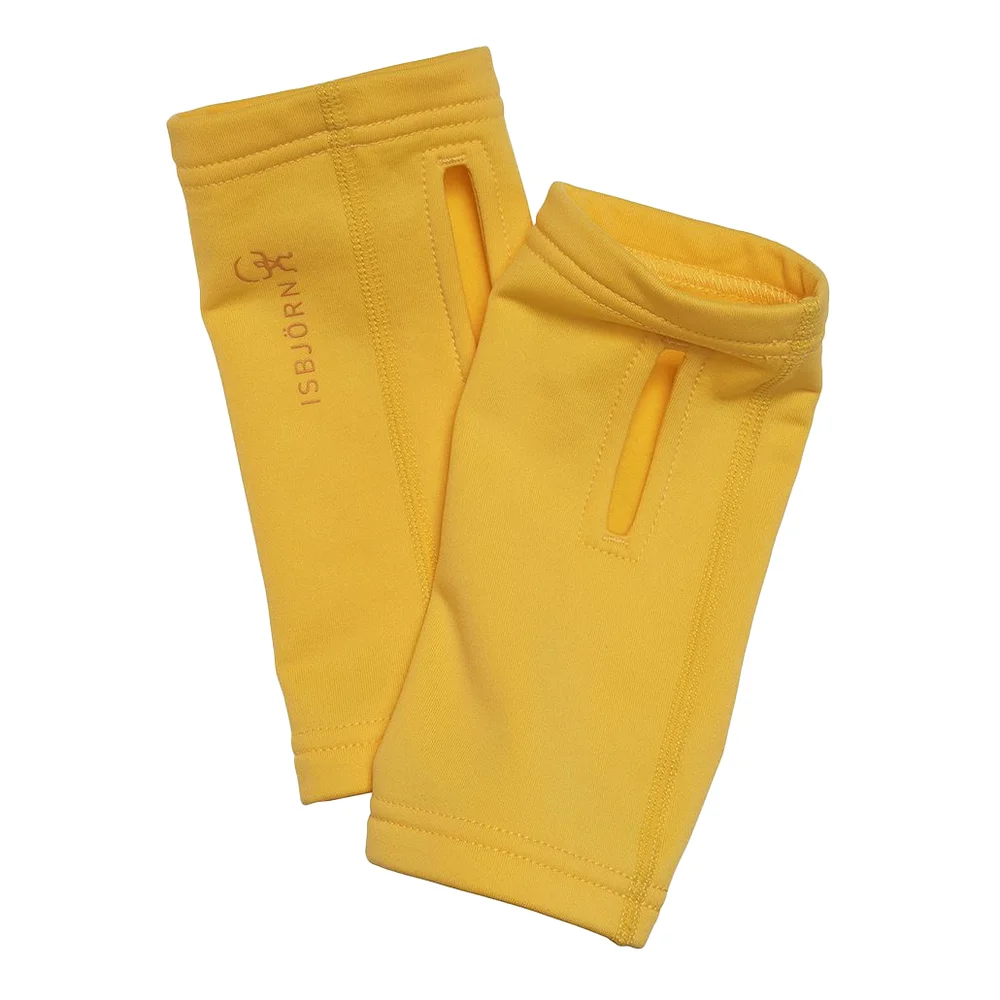 Isbjörn of Sweden Kids' Panda Wrist Gaiters Bananacream v:4594857