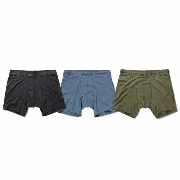 3pk Base Bamboo Boxer Grey/Olive/Bluesteel v:7901681 3pk Base Bamboo Boxer Grey/Olive/Bluesteel v:7901681