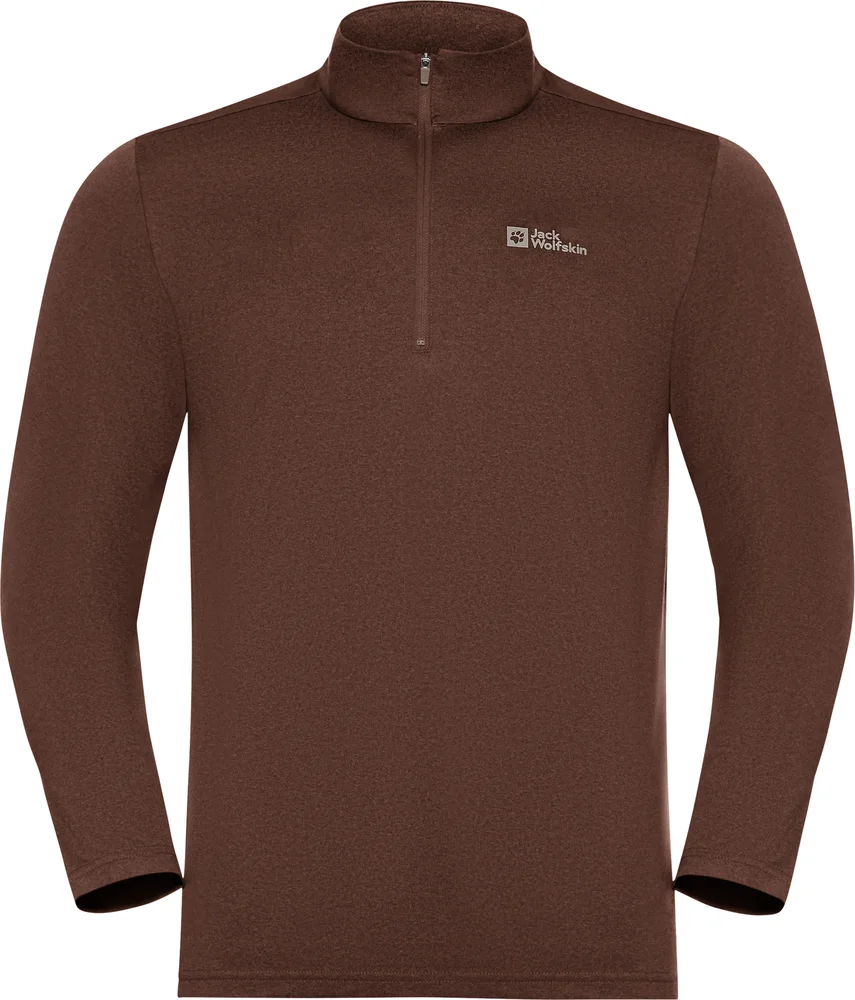 Jack Wolfskin Men’s Sky Thermal Half Zip Hot Choc v:4224162 Jack Wolfskin Men’s Sky Thermal Half Zip Hot Choc v:4224162