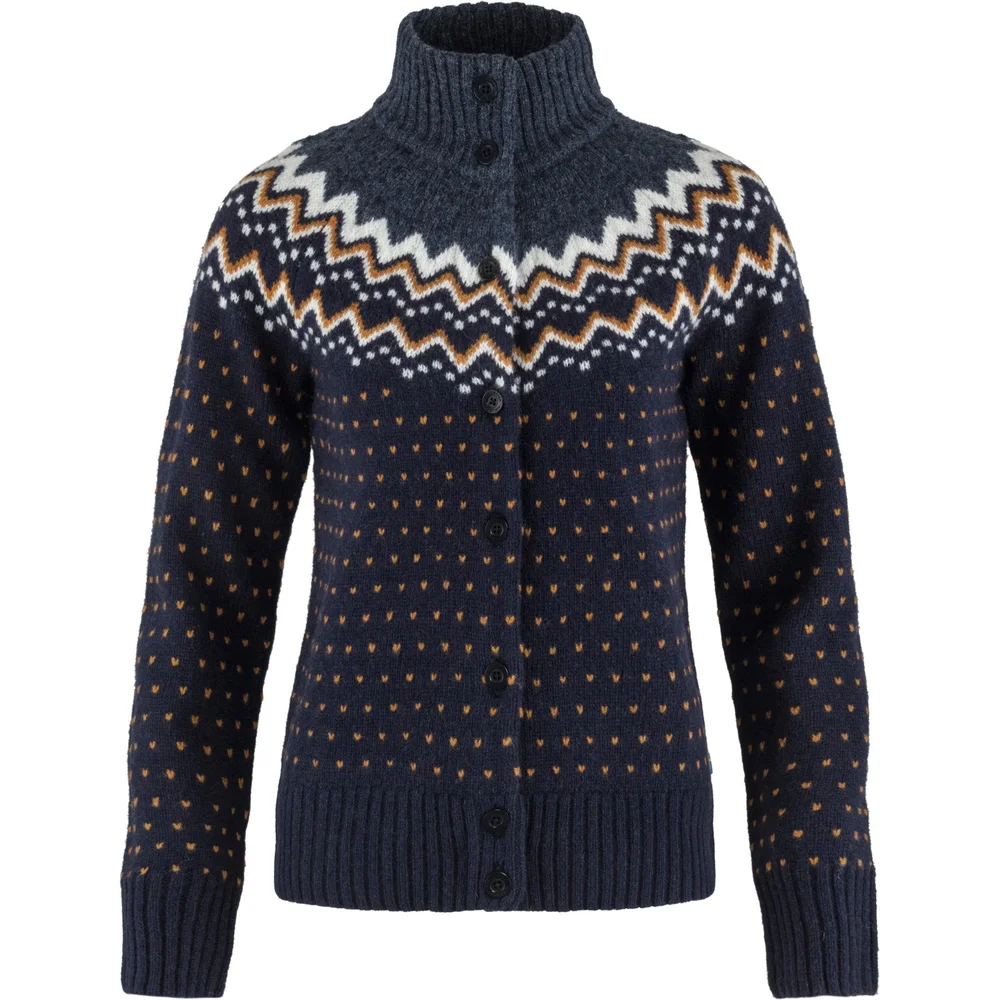 Fjällräven Women's Övik Knit Cardigan Dark Navy v:2998743