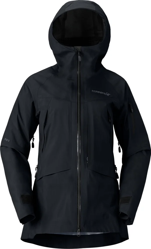 Norrøna Women’s Møre GORE-TEX Jacket Caviar v:9461959 Norrøna Women’s Møre GORE-TEX Jacket Caviar v:9461959