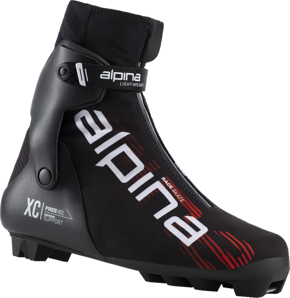 Alpina Race Skate Black/Red v:9501113