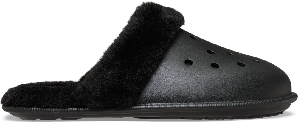 Crocs Classic Fuzz Scuff Black v:9723536 Crocs Classic Fuzz Scuff Black v:9723536