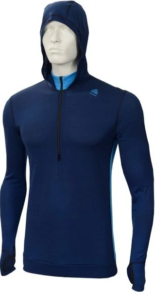 Aclima Lightwool Hoodie Man Insignia Blue/Blithe v:7816982