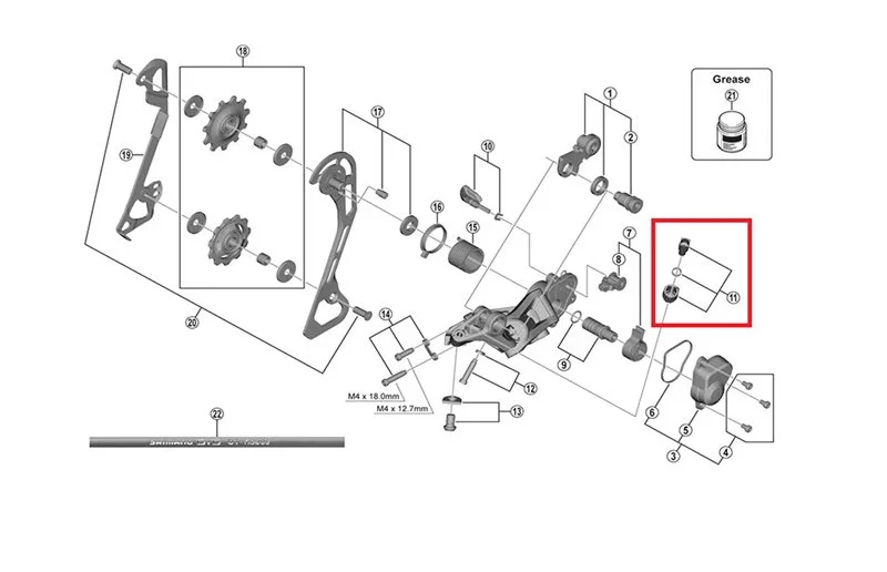 Shimano Cable Adjusting Bolt Unit Rd-R70 v:4754429