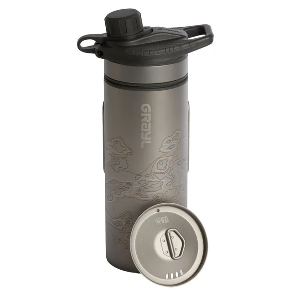 Geopress Ti Filter & Purifier Bottle With Cooking Lid 710Ml Covert Black v:2176953 Geopress Ti Filter & Purifier Bottle With Cooking Lid 710Ml Covert Black v:2176953
