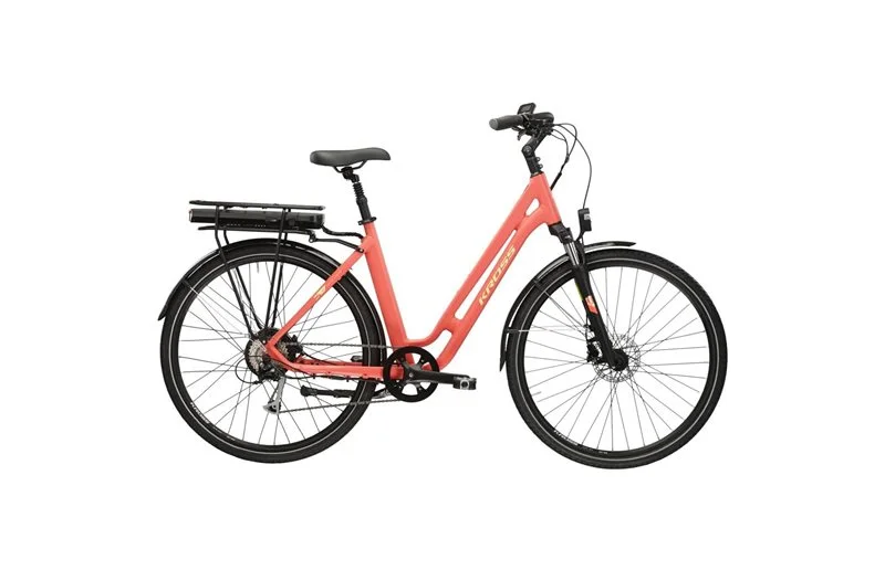 Elsykkel Hybrid Kross Sentio Hybrid 2.0 Coral/Yellow v:7219089