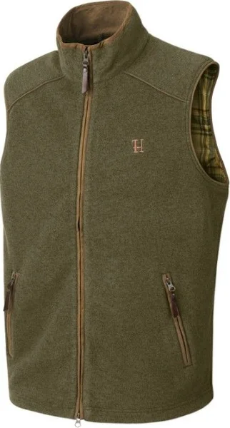 hem Fleece Väst Dusty Lake Green Melange v:7705119