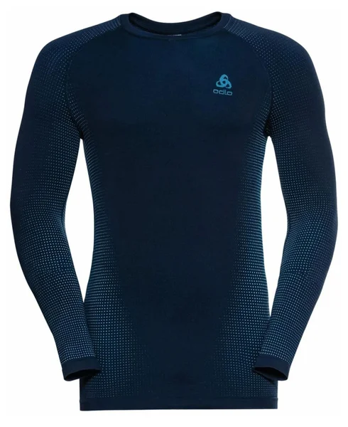 Performance Warm Eco L/S Dark Sapphire/Stunning Blue v:4994711