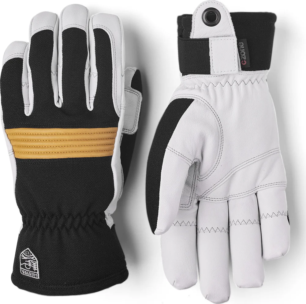 Hestra Couloir 5 Finger Black/Off White v:8794510 Hestra Couloir 5 Finger Black/Off White v:8794510