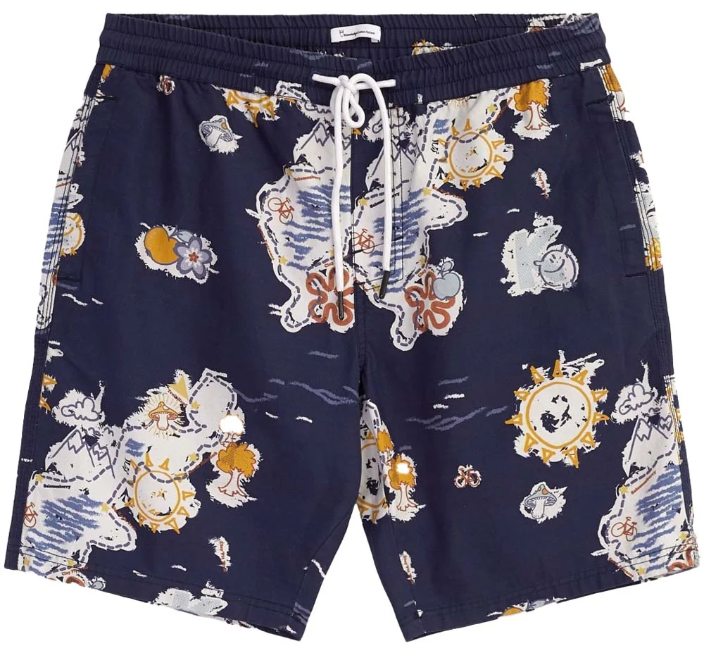 Knowledge Cotton Apparel Men’s Boardwalk Shorts With Elastic Waist Night Sky v:8407264 Knowledge Cotton Apparel Men’s Boardwalk Shorts With Elastic Waist Night Sky v:8407264