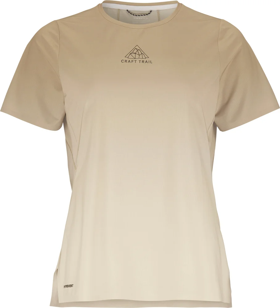 Craft Women's Pro Trail Shotsleeve Tee 2 Hay v:7944059