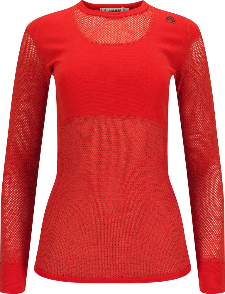 Aclima Women’s WoolNet Crew Neck Poinciana v:6795722 Aclima Women’s WoolNet Crew Neck Poinciana v:6795722