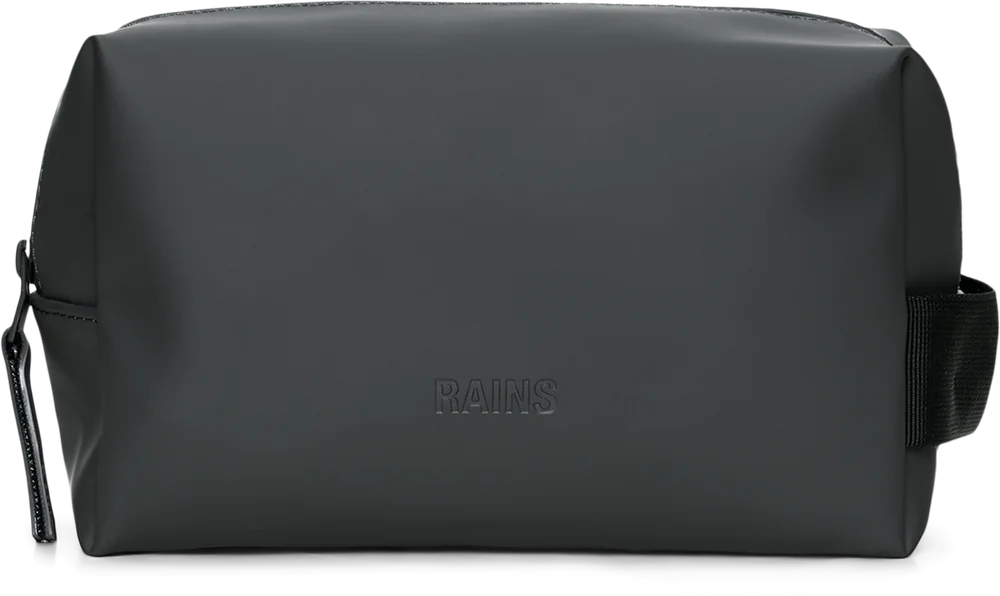 Rains Wash Bag Small W3 Dark Grey v:7148597 Rains Wash Bag Small W3 Dark Grey v:7148597