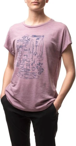 W's Activist Message Tee Six Am Purple v:8847927
