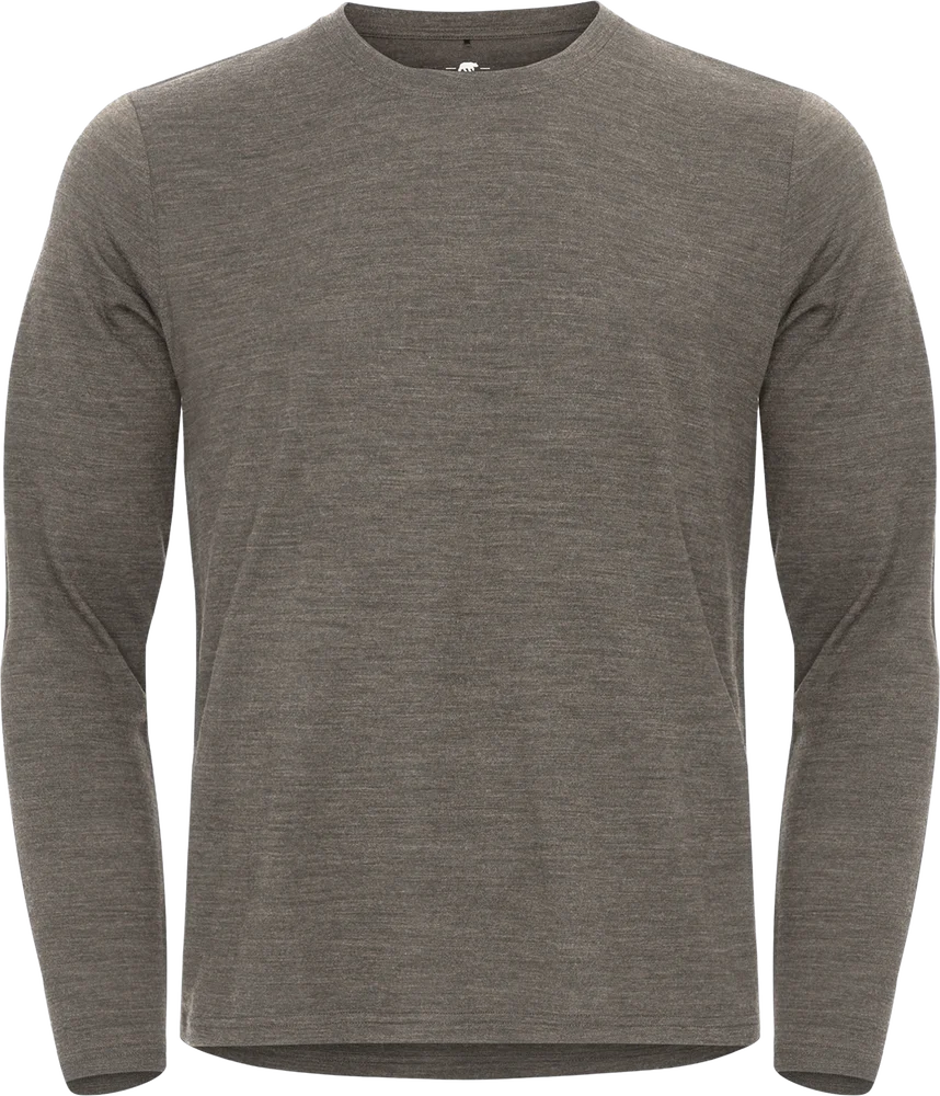 Gridarmor Men’s Merino Wool Ls Tee Dusty Olive Melange v:2249657 Gridarmor Men’s Merino Wool Ls Tee Dusty Olive Melange v:2249657