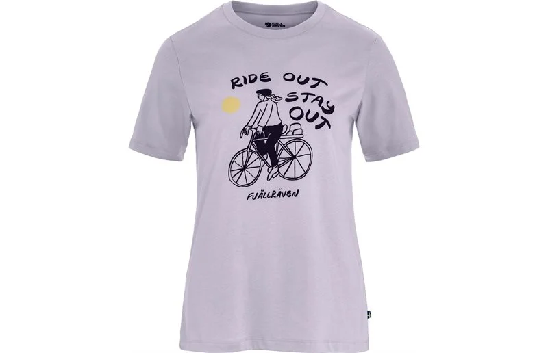 Sykkeltrøye Fjällräven Hoja Iväg T-shirt W Lavender Mist v:9475304