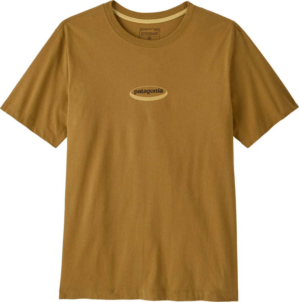 Patagonia Men's '95 Oval Logo T-Shirt Bobcat Brown: Sunshine v:6715020
