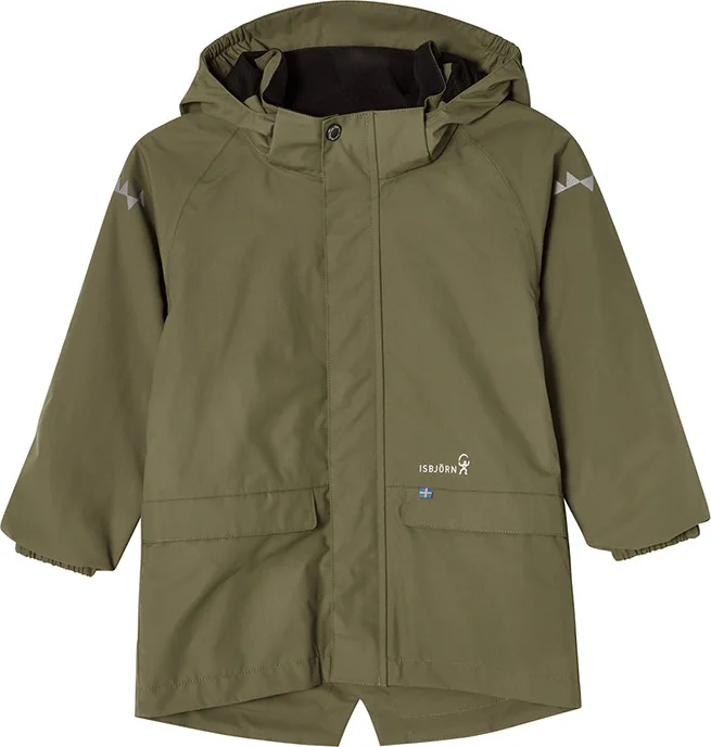 Isbjörn of Sweden Kids’ Cyclone Hardshell Parka Moss v:1231247 Isbjörn of Sweden Kids’ Cyclone Hardshell Parka Moss v:1231247