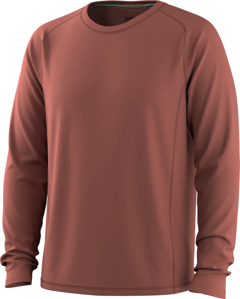 Smartwool Men's Merino Sport Ultralite Long Sleeve Burnt Sienna v:7705503