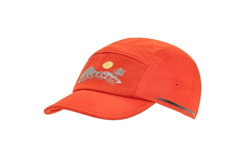 Sykkelcaps Fjällräven Hoja Lugnt Cap Flame Orange v:9368526 Sykkelcaps Fjällräven Hoja Lugnt Cap Flame Orange v:9368526