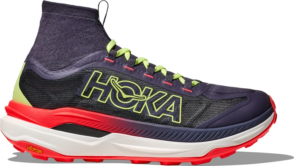 Hoka Men's Tecton X 3 Squid Ink / Neon Flame v:5405757