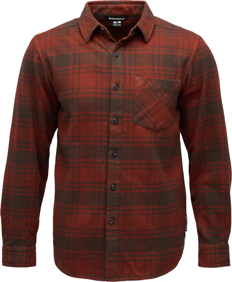 Black Diamond Men’s Project Flannel Shirt Basalt-iron Red Plaid v:5737510 Black Diamond Men’s Project Flannel Shirt Basalt-iron Red Plaid v:5737510