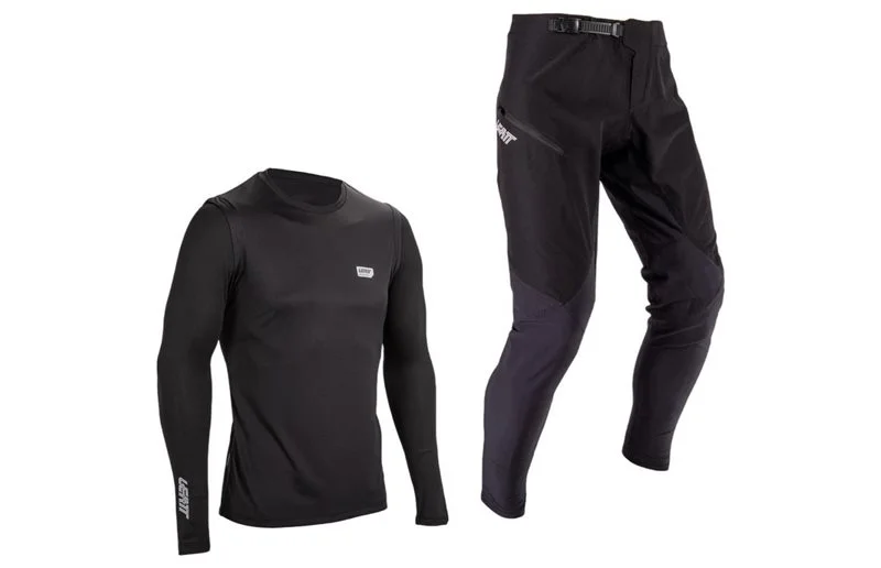 Sykkelbukser & Trøye Leatt Ride Kit MTB 1.0 JR Black v:8991321