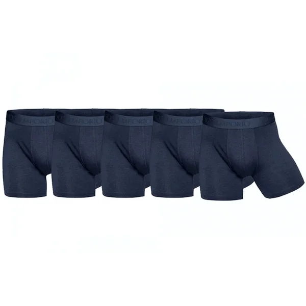 5pk Base Bamboo Boxer Navy v:1447664