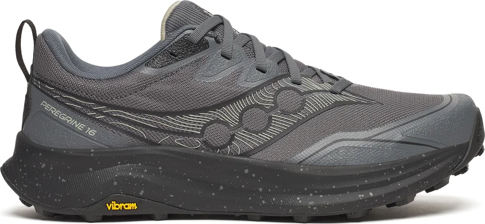Saucony Men’s Peregrine 16 Carbon/black v:1610074 Saucony Men’s Peregrine 16 Carbon/black v:1610074