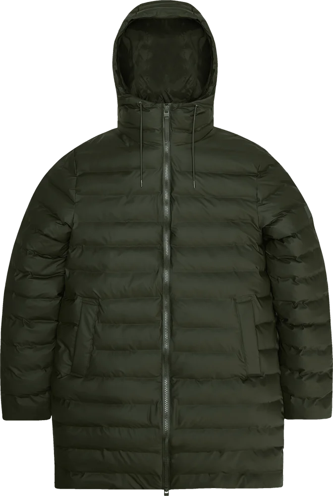 Rains Unisex Lohja Long Puffer Jacket W3T3 Green v:4929796 Rains Unisex Lohja Long Puffer Jacket W3T3 Green v:4929796
