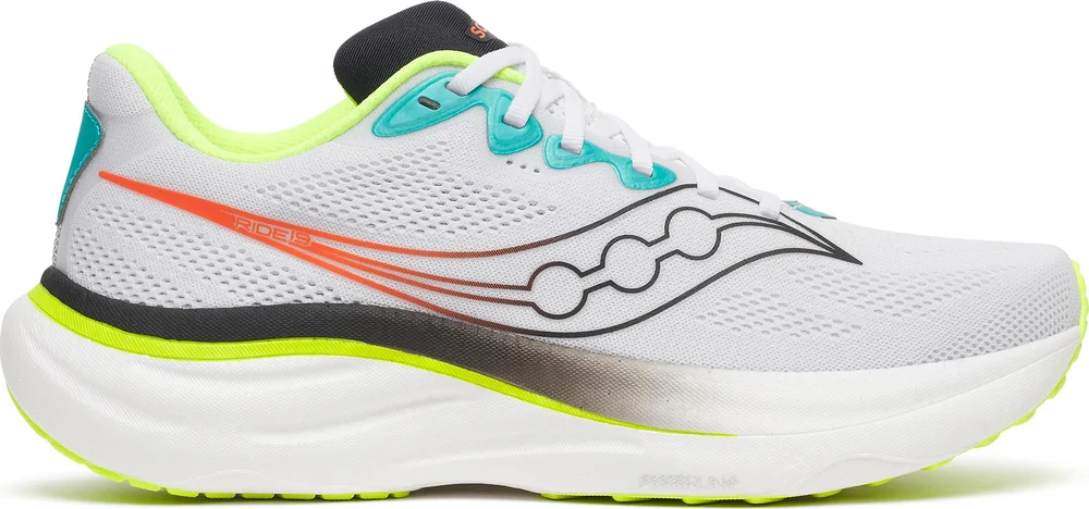 Saucony Men's Ride 19 White/citron v:6737360