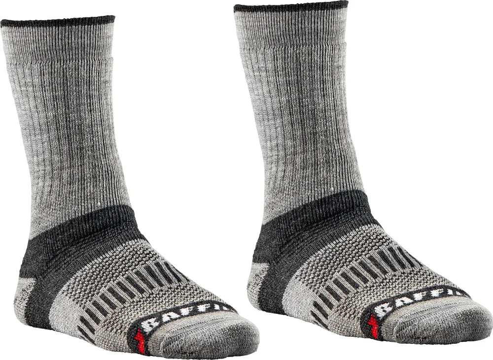 Baffin Unisex North Sock 2pk Charcoal Grey v:5090111
