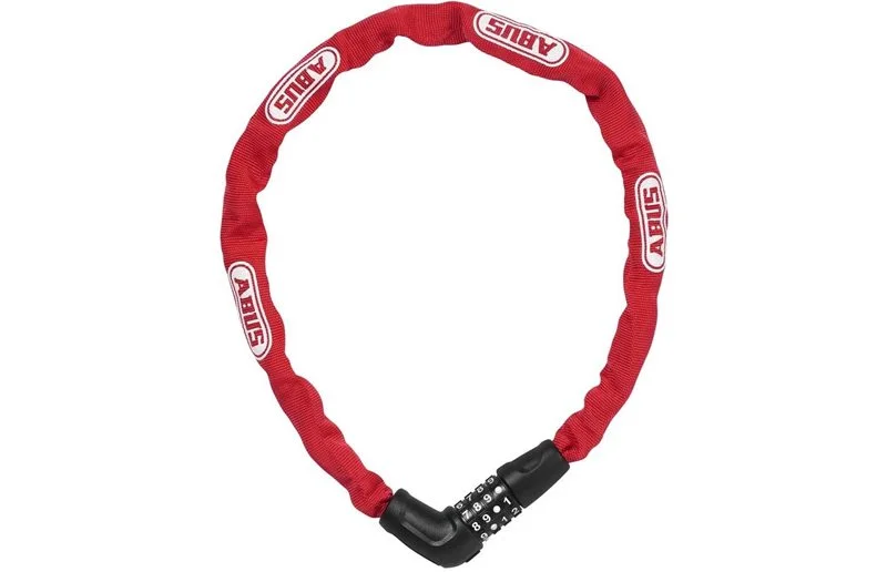 Abus Kjettinglås Steel-O-Chain 5805C 5 x 750 mm rød v:5864336