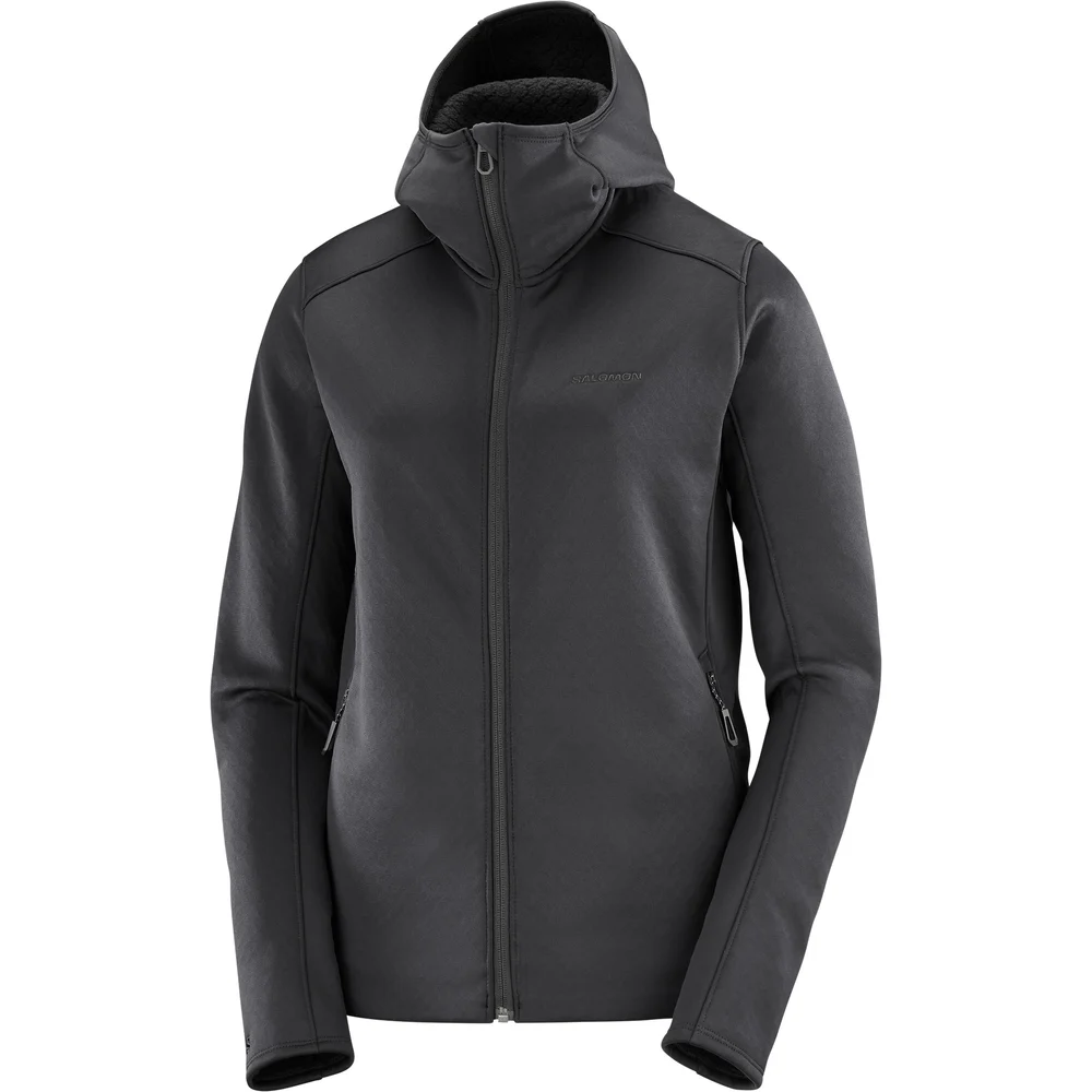 Salomon Women's Sntial Midfleece Deep Black v:6525116