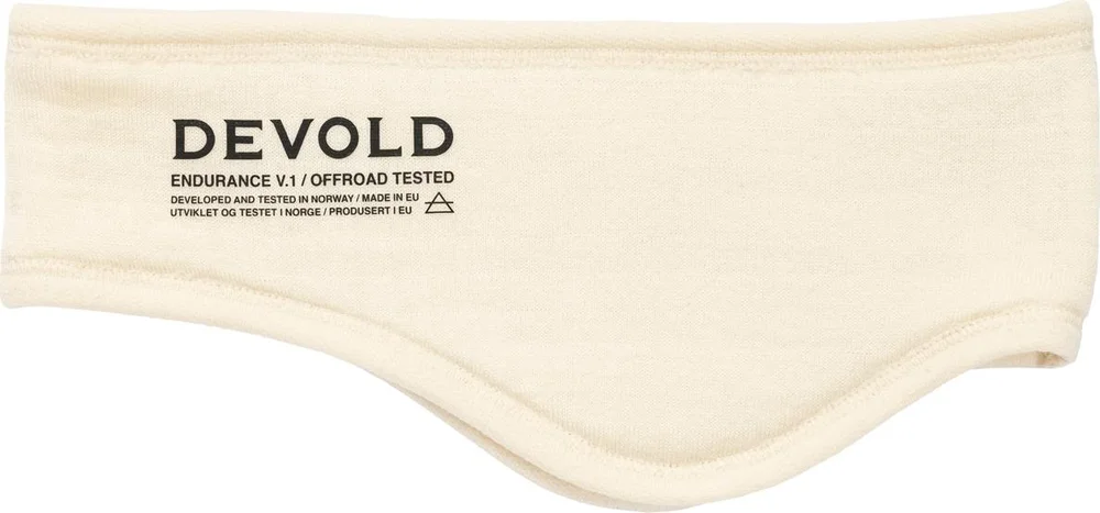 Devold Endurance Merino Headband Raw White v:2304150