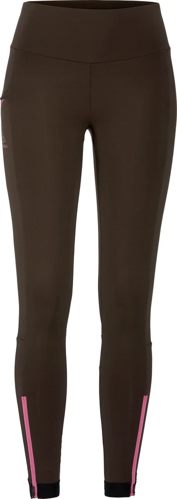 Craft Women's Pro Trail Tights 2 Bark/Rouge v:7126412