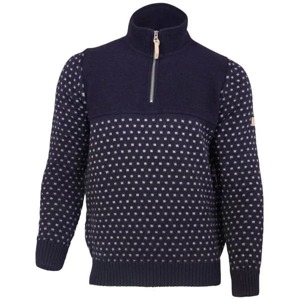 Sverre Half Zip Navy v:2810867
