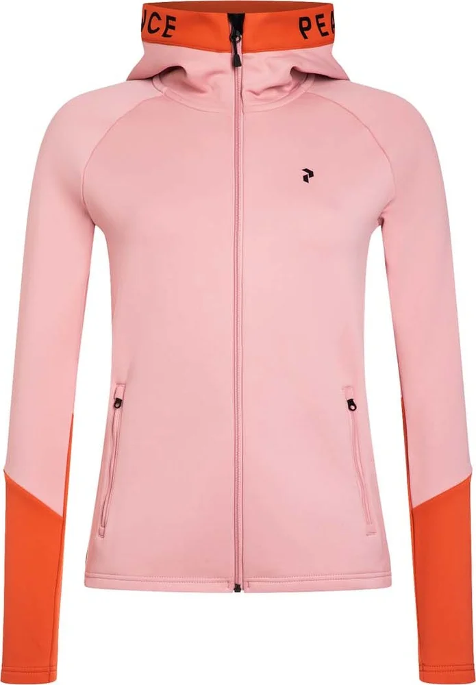 Peak Performance Women’s Rider Mid Zip Hood Warm Blush/Paprika v:8237550 Peak Performance Women’s Rider Mid Zip Hood Warm Blush/Paprika v:8237550