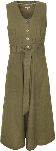 W's Rutherglen Midi Dress Dusky Khaki v:4150430
