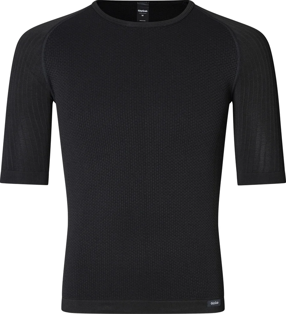 Gripgrab Unisex PACR Spring-Autumn Seamless Short Sleeve Base Layer Black v:9123361 Gripgrab Unisex PACR Spring-Autumn Seamless Short Sleeve Base Layer Black v:9123361