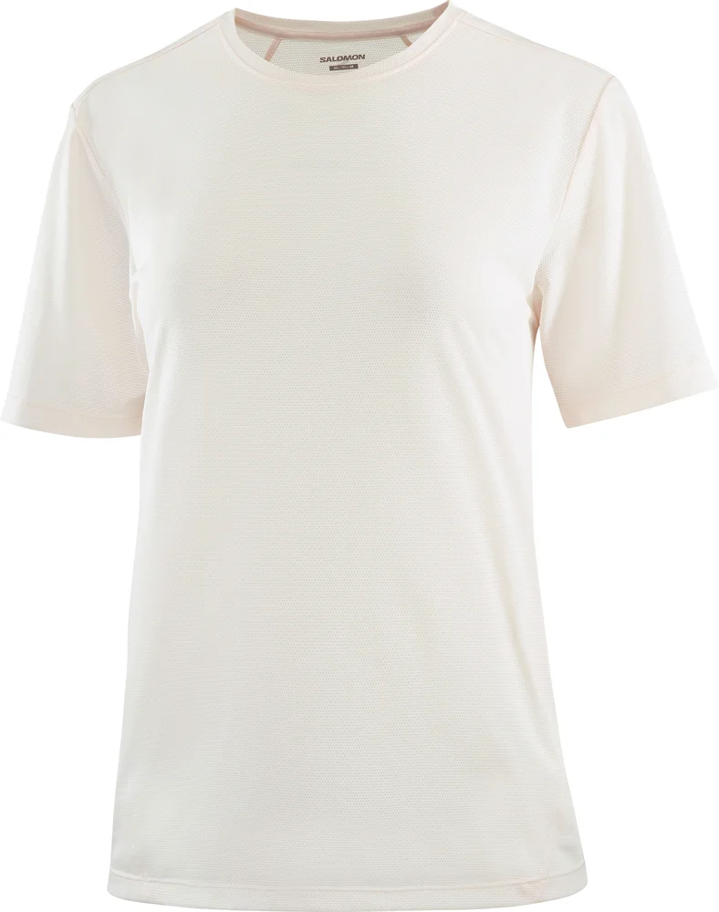 Salomon Women's Shkout Core Short Sleeve Tee Whisper White v:3839312