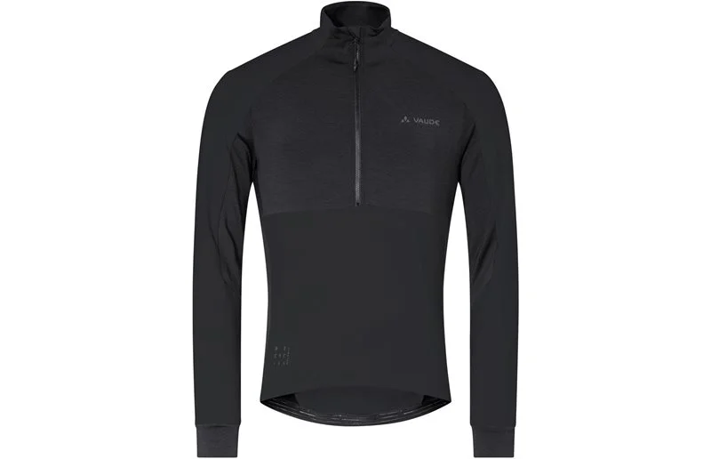 Vaude Sykkeltrøye M Kuro Halfzip Ls Tricot Black v:6878414