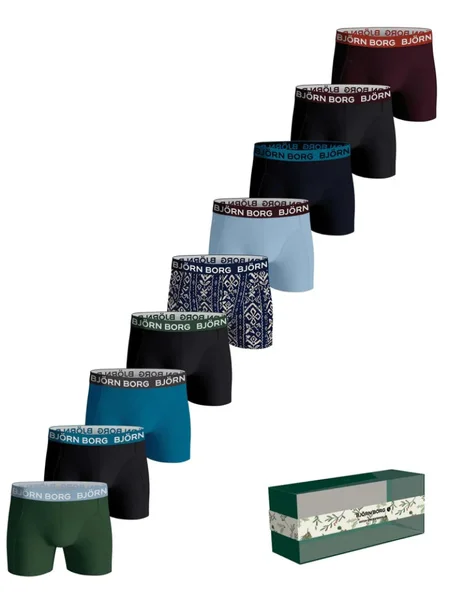 9p Cotton Stretch Boxer Multipack v:2039204