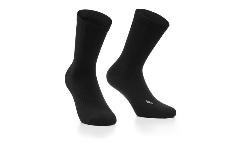Assos Sykkelstrømper Essences High – Twin Black Series v:4617842