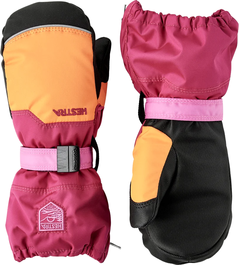 Hestra Baby´s Baby Zip – Mitt Orange/orchid v:6709245 Hestra Baby´s Baby Zip – Mitt Orange/orchid v:6709245